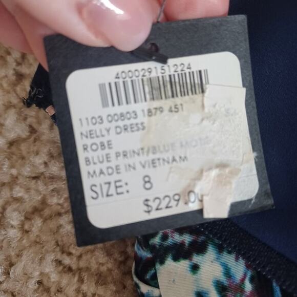 Club Monaco Nelly Palm Print Mini Dress 6 NWT - Picture 14 of 14